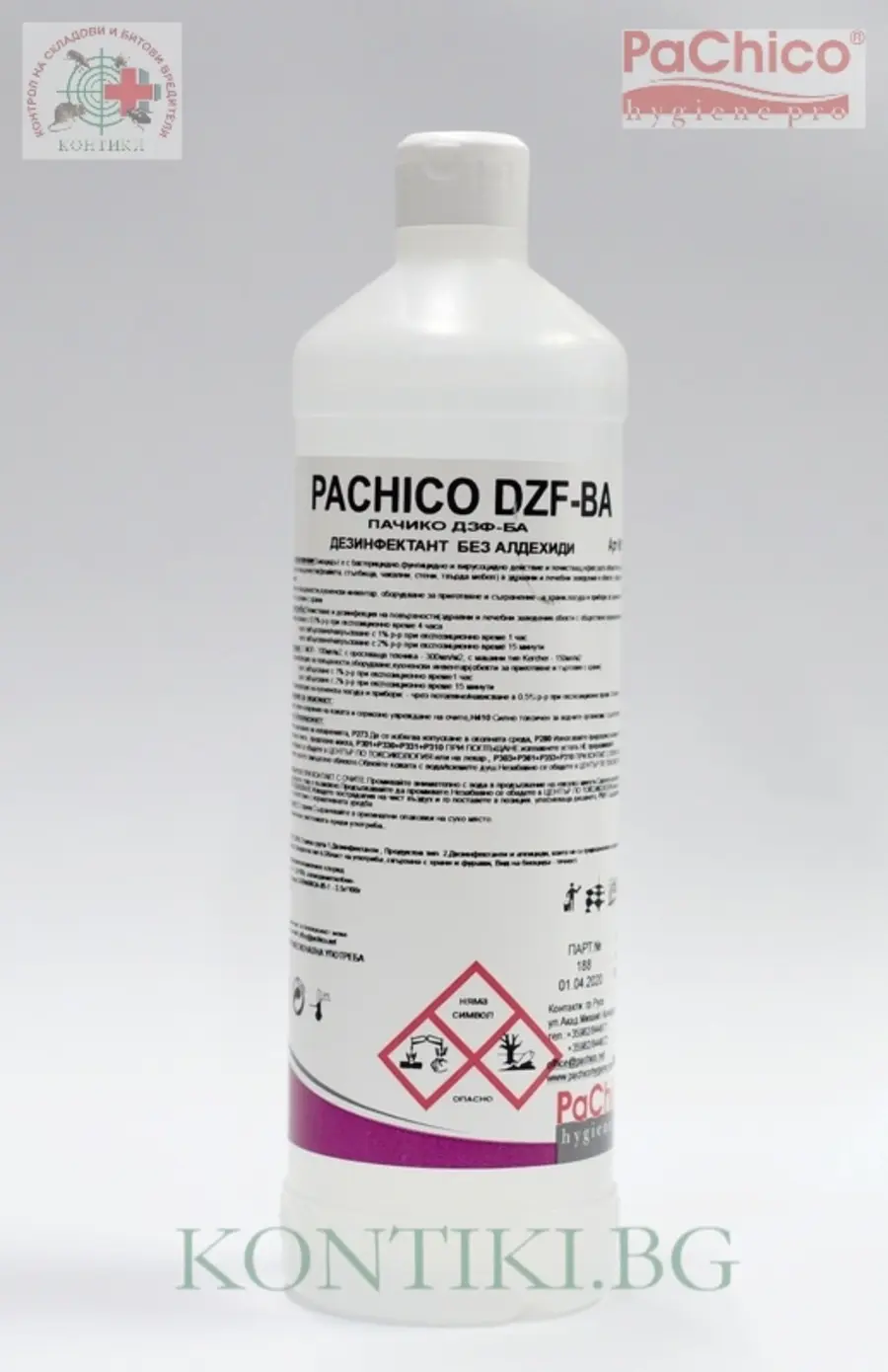 Дезинфектант за повърхности Пачико ДЗФ-БА, PaChico 1KG