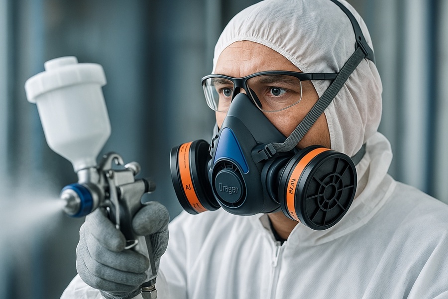 Как да изберем маска за боядисване: Пълно научно ръководство за филтрите A1, A2, P2, P3 и A2P3 + сравнение с цяла маска за химическа защита