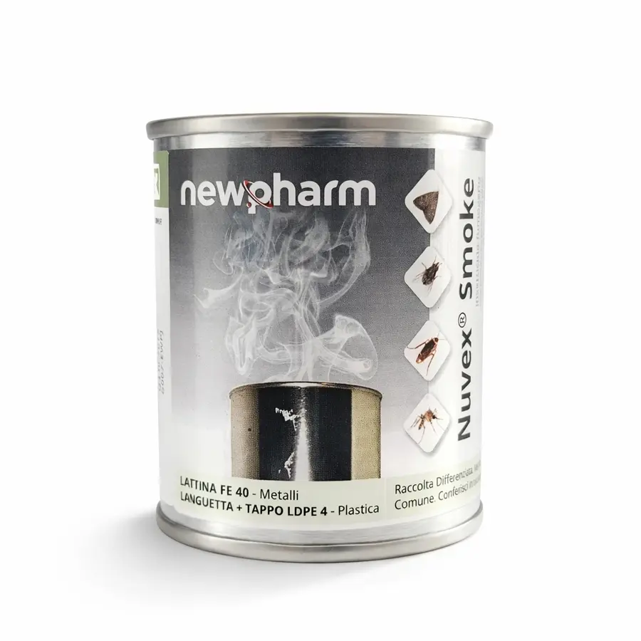 Димка против хлебарки, мравки и летящи насекоми NUVEX SMOKE 20 g – инсектицидна димка за закрити помещения