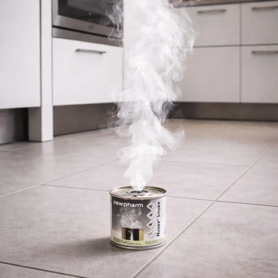 Димка против хлебарки NUVEX SMOKE в апартамент – третиране на жилищни помещения срещу насекоми