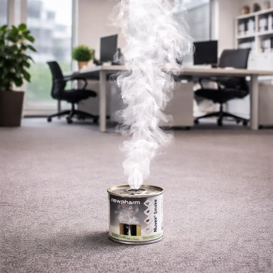 Димка против хлебарки NUVEX SMOKE в офис– третиране на работни помещения срещу насекоми