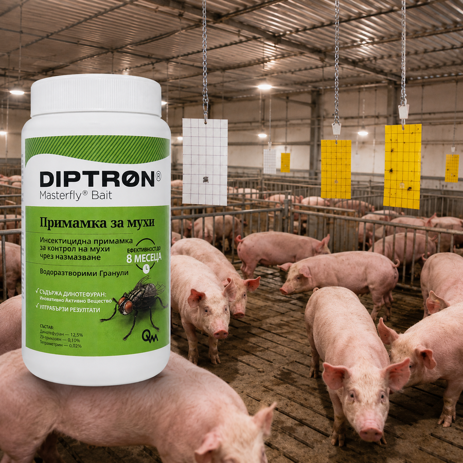 Препарат против мухи за свинеферми DIPTRON Masterfly Bait