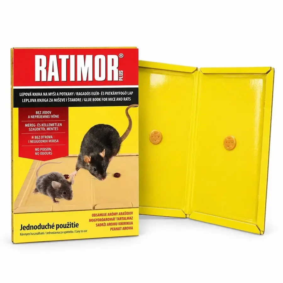 Ratimor Plus лепило за мишки и плъхове – леплив капан 1 брой