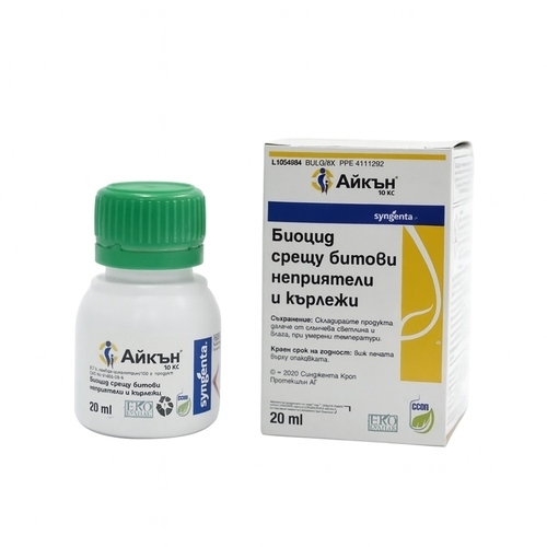 Препарат срещу кърлежи 20 мл АЙКЪН 10 КС 