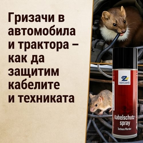 Гризачи в автомобила, трактора и техниката – пълно ръководство за защита на кабели и инсталации