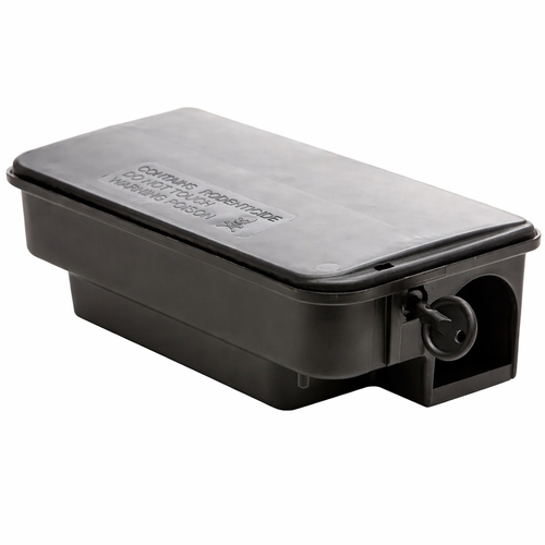 Корал – Компактна (Малка) Дератизационна Кутия с Ключ за Отрови и Капани за Мишки и Плъхове