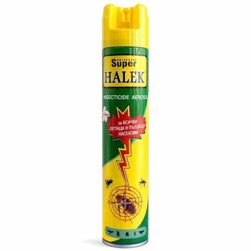 Халек PRO Спрей против Хлебарки, Летящи и Пълзящи Насекоми 400 мл