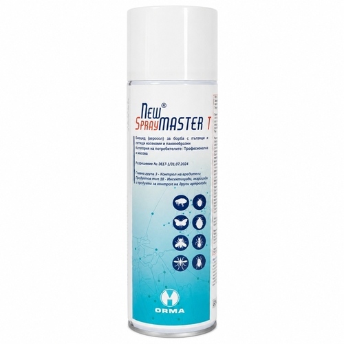 Spraymaster T 500 мл – Инсектициден спрей против дървеници, хлебарки, мравки, бълхи и комари